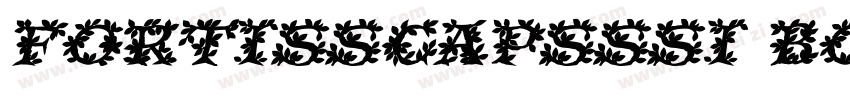 FortisSCapsSSi Bold字体转换